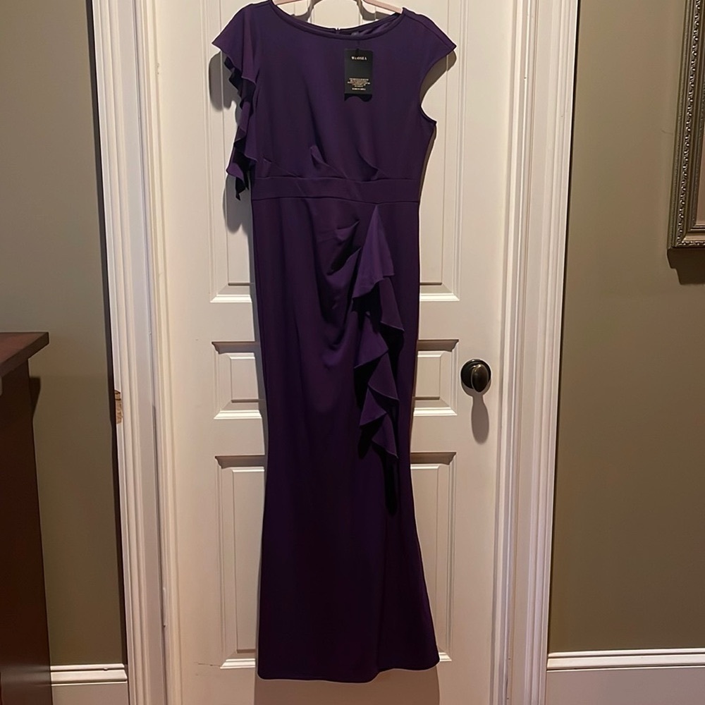 Woosea purple long dress